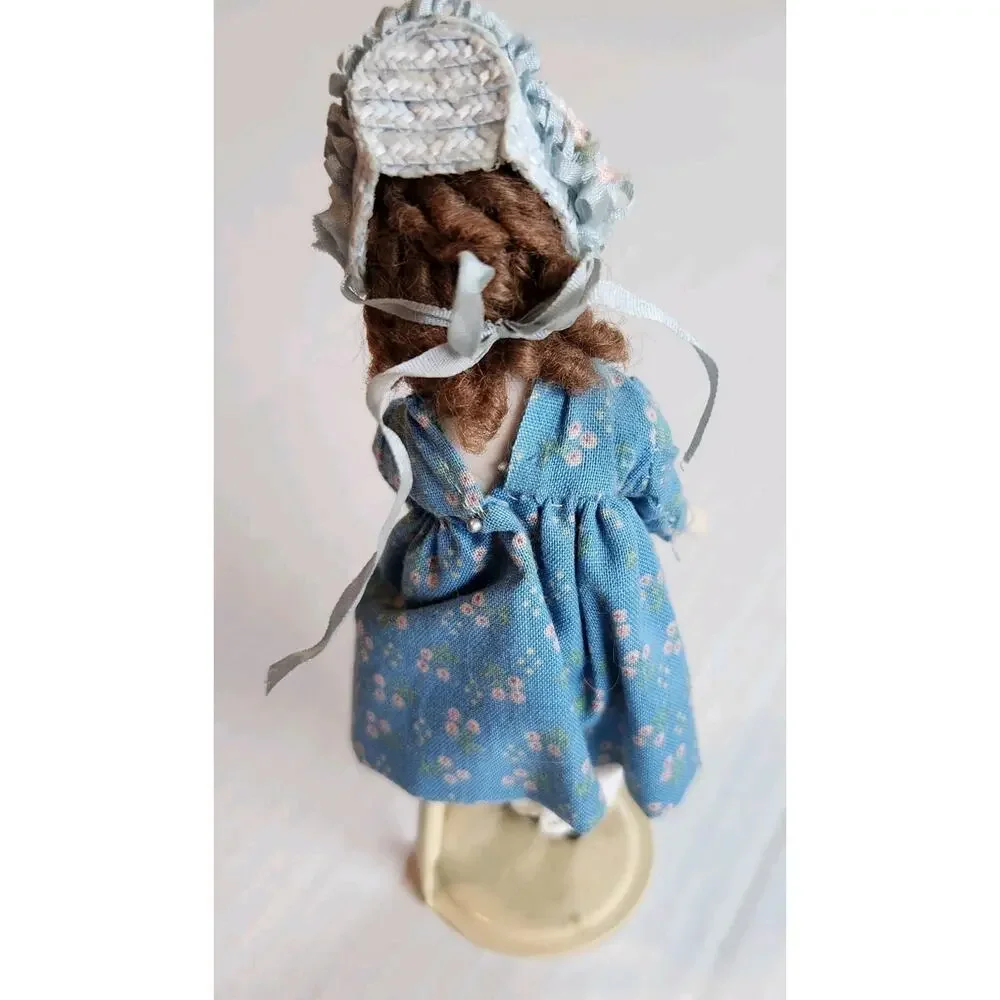 Vintage bisque porcelain victorian doll 6